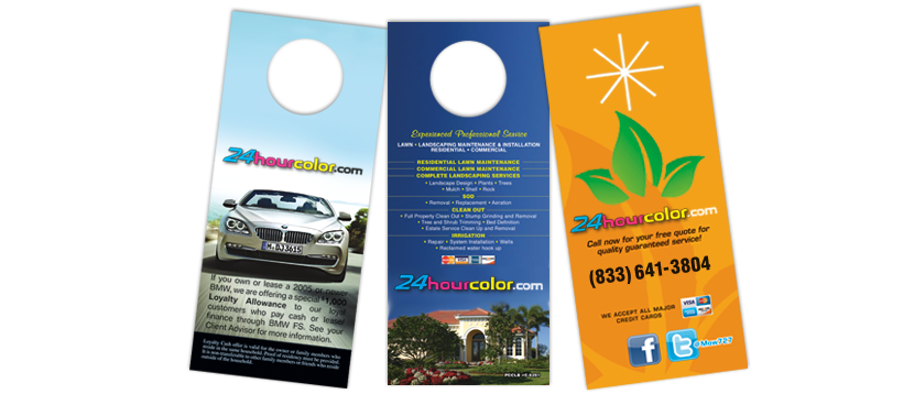 Door Hangers sample